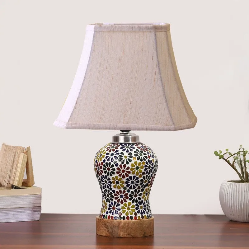 Aurelia Square Wooden Table Lamp - Multicolor media 3