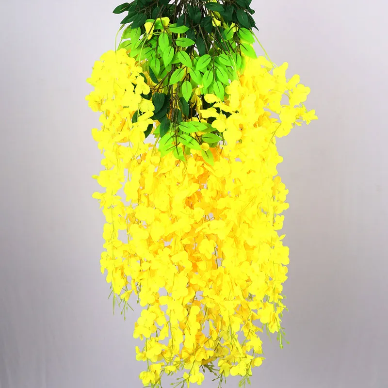 Perenna Artificial Orchid Bunch - Yellow media 4