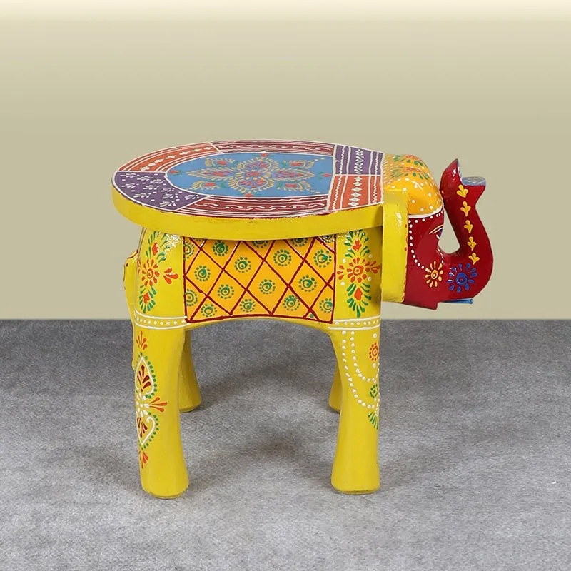 Regal Hastina V Mango Wood Stool - 3