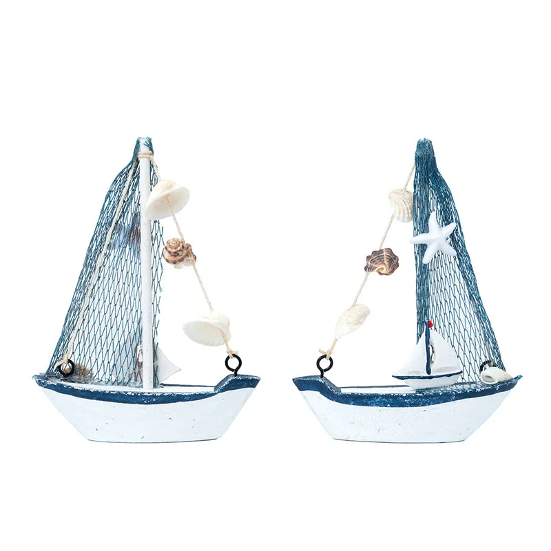Mist Yacht Wood Showpiece media 5
