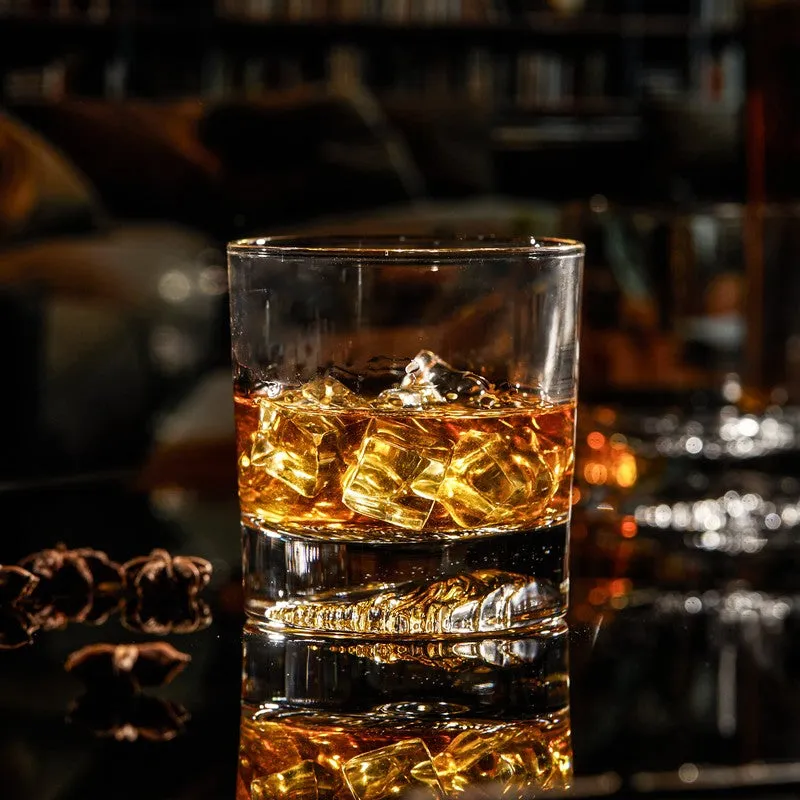 Elephant Embossed Crystal Whiskey Glasses (290 mL Each) - Set Of Two media 4