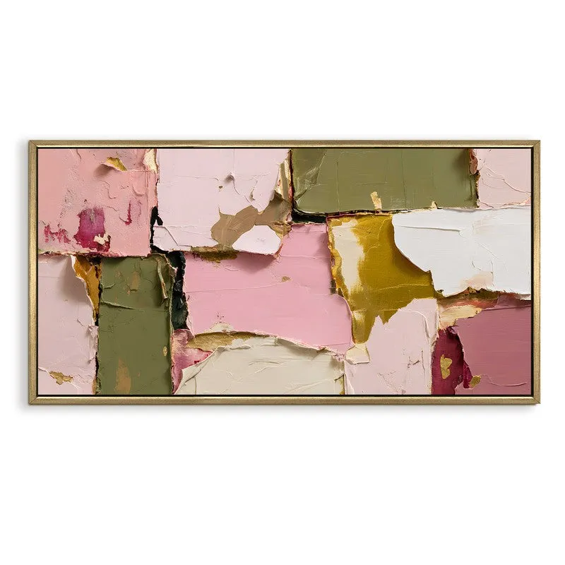 Blush Geometry Canvas Wall Art media 3