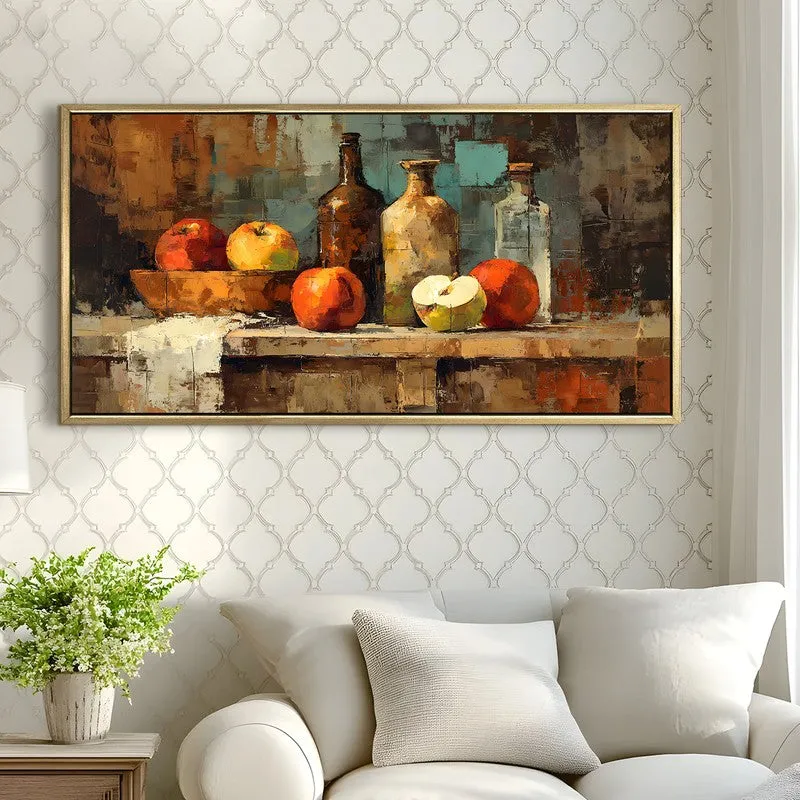 Autumn Harvest Canvas Wall Painting With Frame media 4