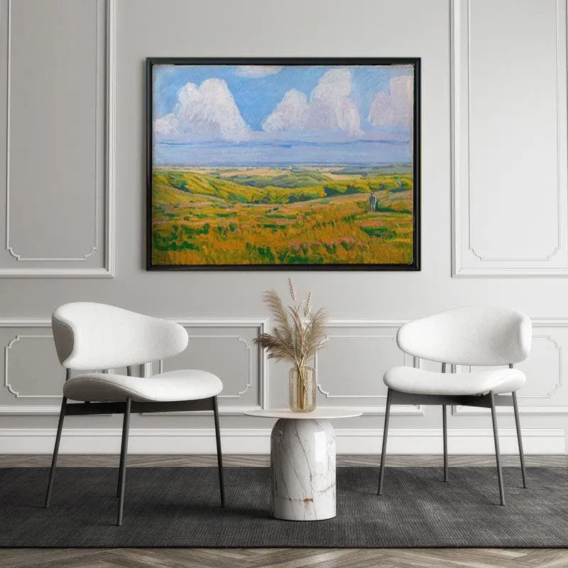 Hammer Hills Canvas Wall Painting - Black Frame media 5
