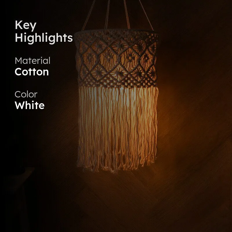 Twyna Macrame Lampshade media 2