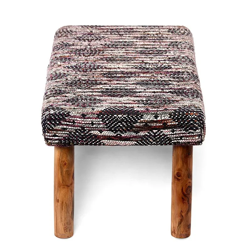 Elvex Sheesham Wooden Bench - Multicolor media 4