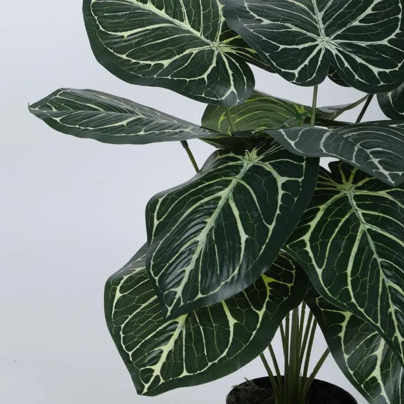 RealTouch Artificial Foliage Plant With Black Fiber Pot - 0.6 Feet media 7