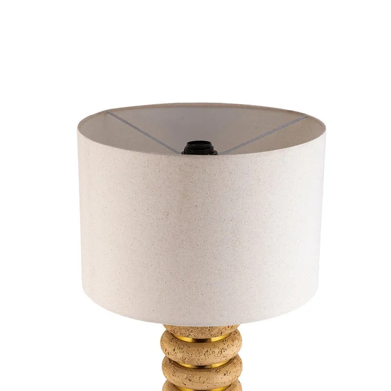 AarviDecor Irving Classic Metal Table Lamp - White media 6