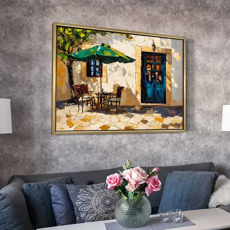 Midday Solitude Canvas Wall Painting With Frame media 6