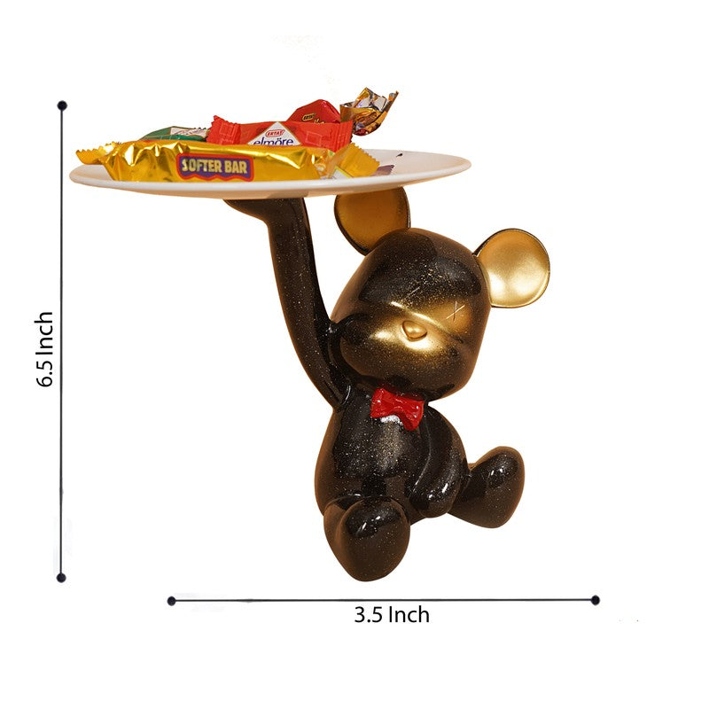 Adorable Black Monkey Holding Tray media 10