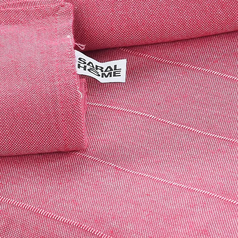 Serene Spread Cotton Bedsheet (Pink) - 220 TC media 6