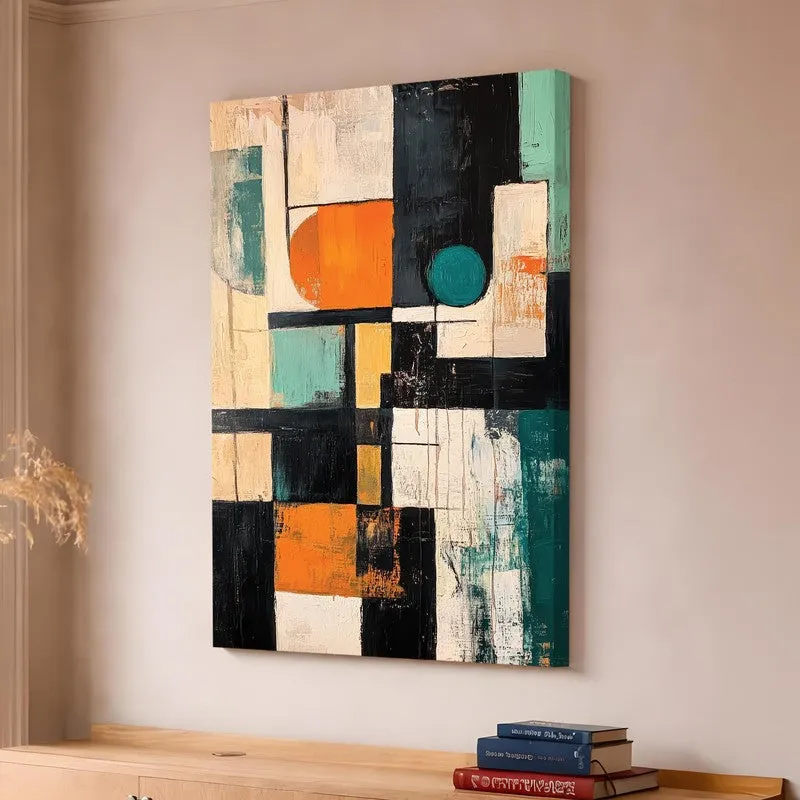 VibrantAbstra Canvas Wall Art media 4