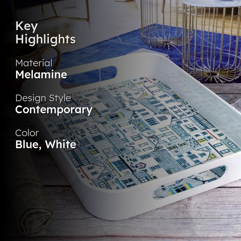 Blue City Serving Tray media 2
