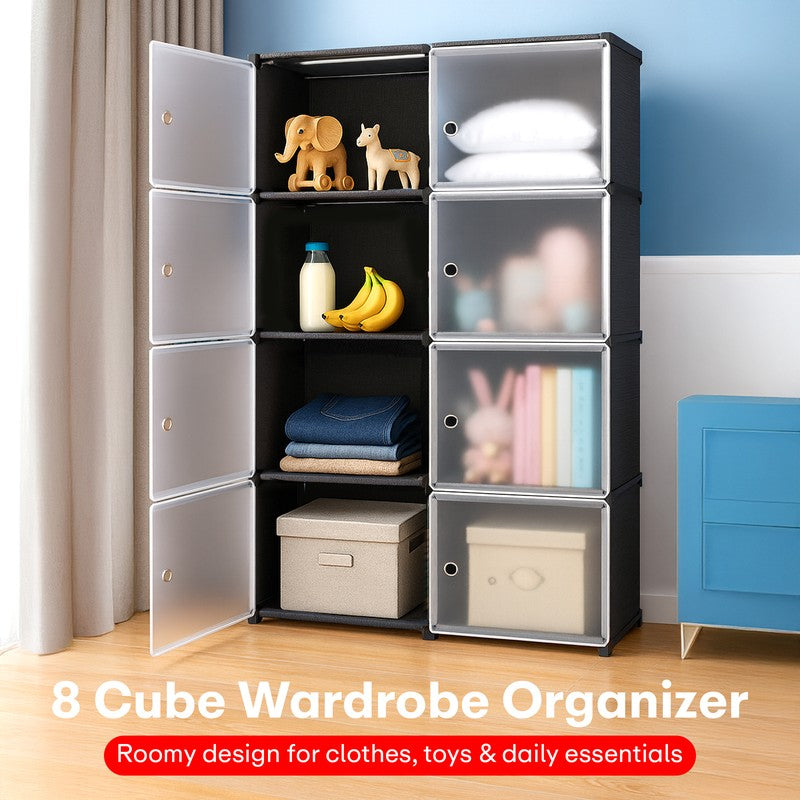 Rioware FlexiNest Modular Wardrobe Racks - Black media 5