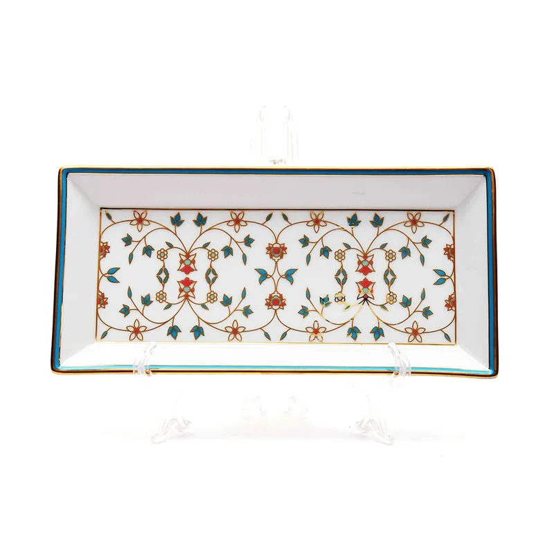 Gilded Mavi Porcelain Platter media 2