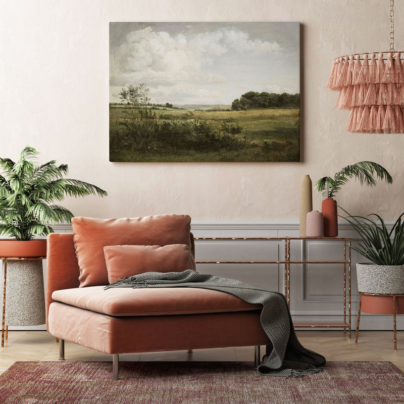 Clouds & Fields Wood Wall Art