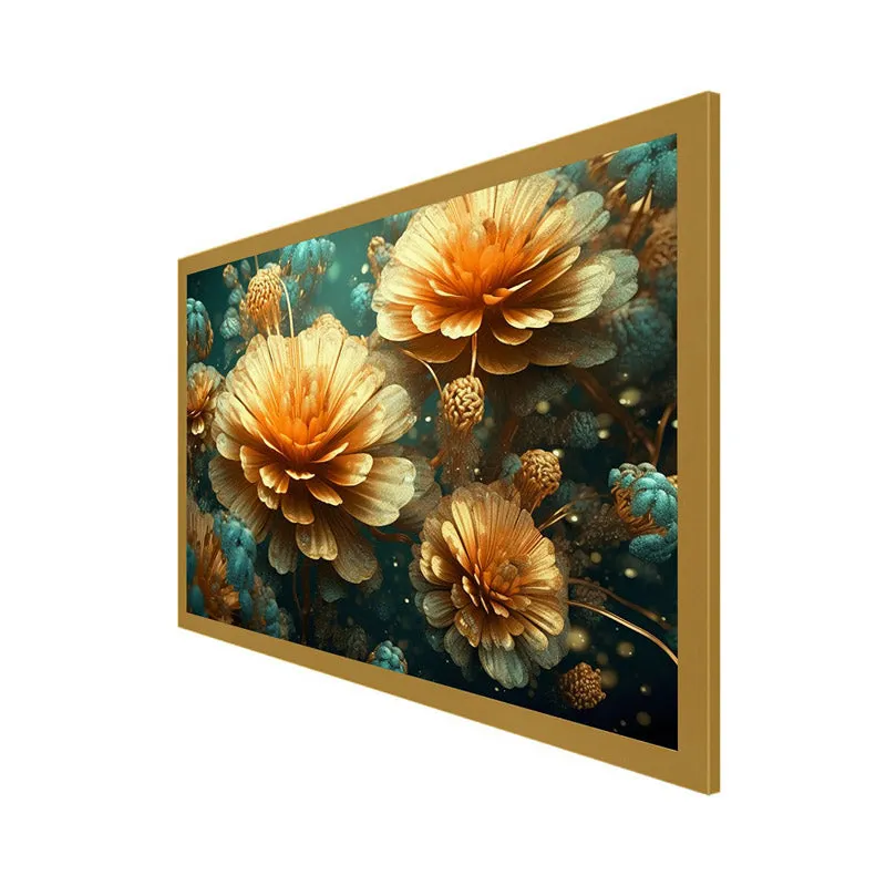 Luna Petals Floral Canvas Wall Painting media 4