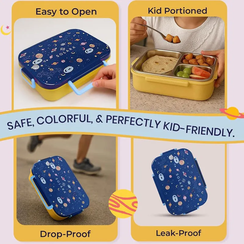 Solara Brewora Galaxy Lunch Box (Yellow,Blue) - 1000 ML media 6