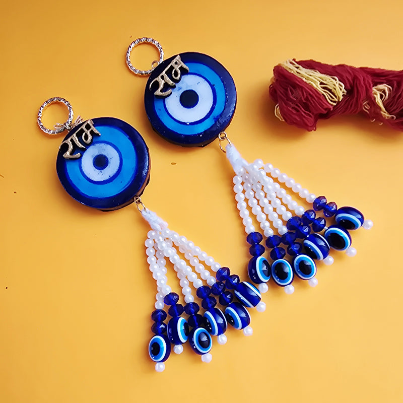 Evil Eye Handcrafted Latkan - Set Of Two