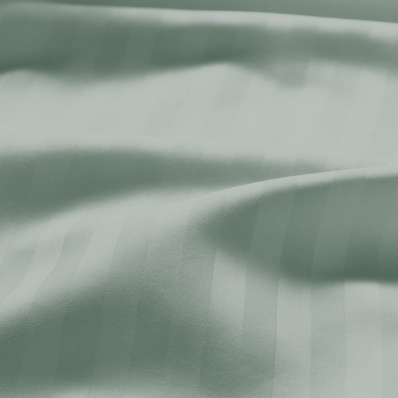 Stripe Charm Cotton Duvet Cover - Pale Blue media 9