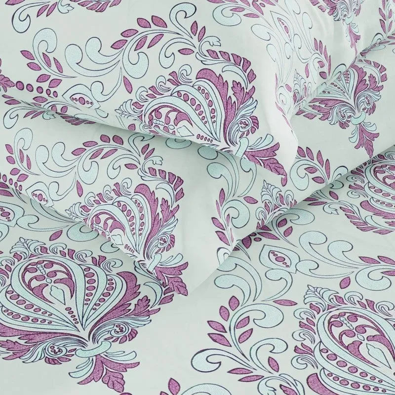 Aelric Cotton Bedsheet (Pink) - 144 TC media 6