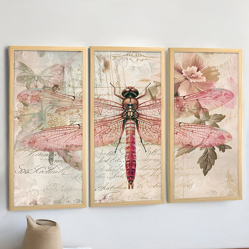 Dragon Fly Splits Wall Art - Set Of Three media 3