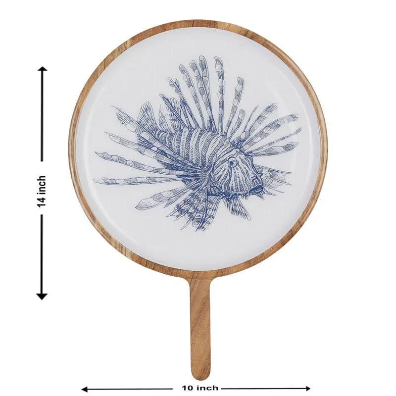 Ocean Glory Wooden Platter media 4