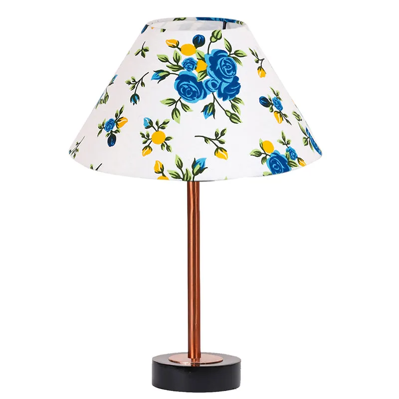 Fleur Cone Wooden Table Lamp - Multicolor media 4