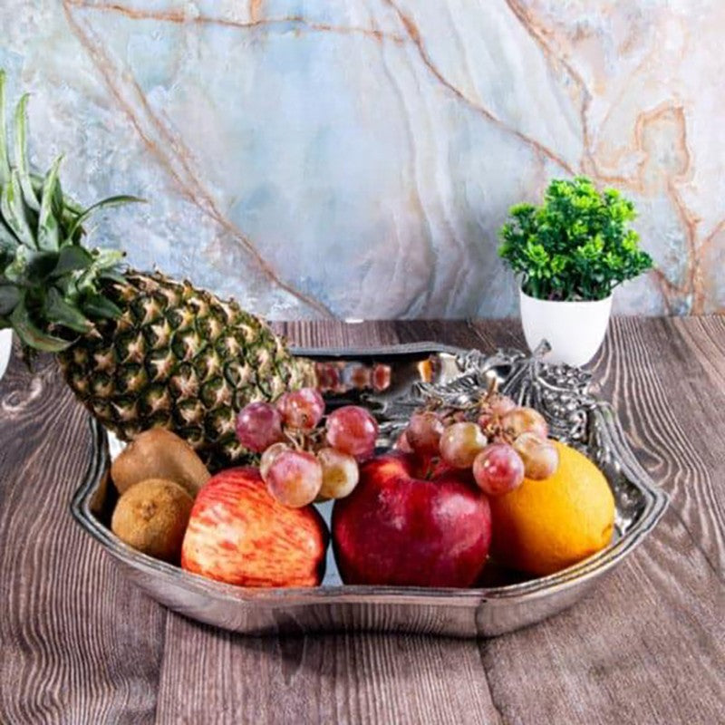 Vindow Aluminum Platter - 14.4x13.6x2.6 inch
