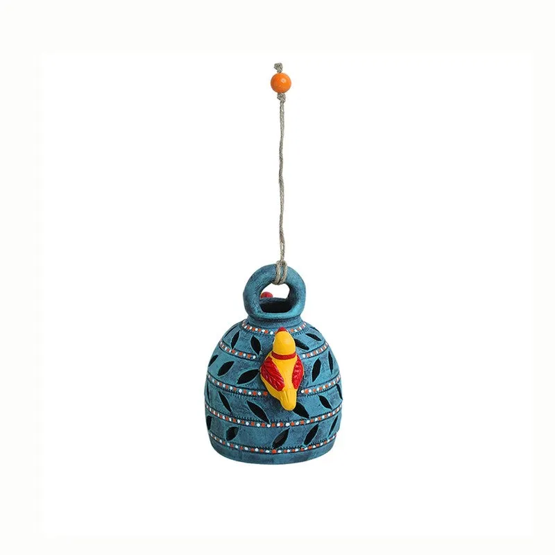 Chirp Mates Handmade Terracotta Garden Hanging media 4