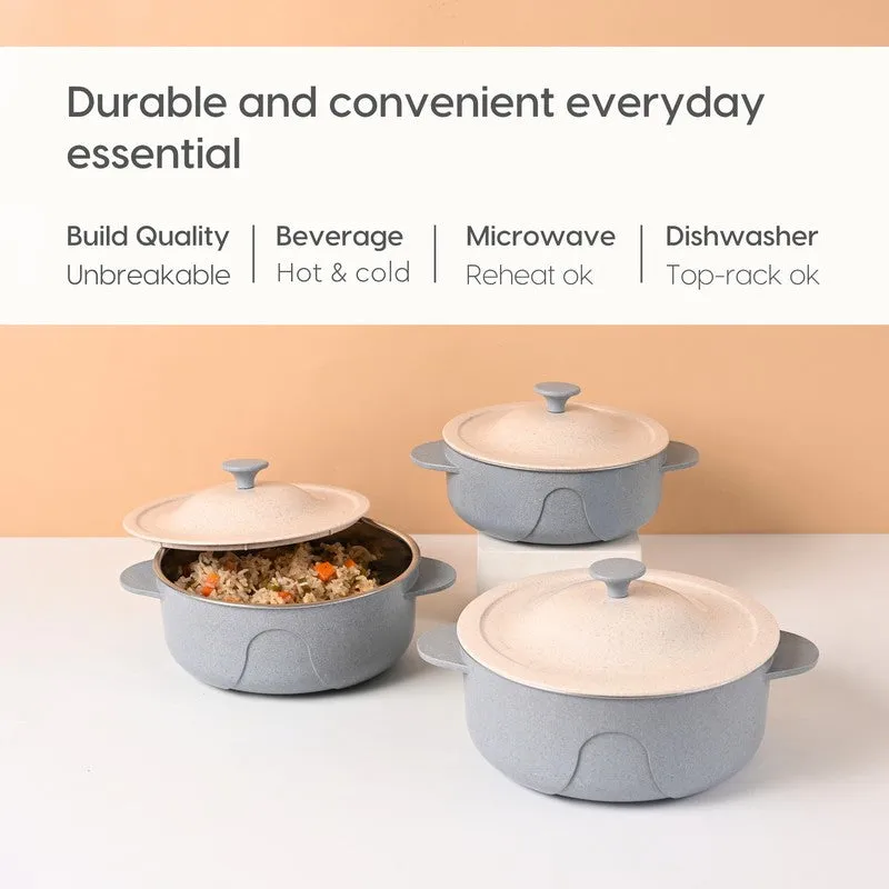 Moonvale Luxe Serving Bowl (500 mL,750 mL,1000 mL) - Set Of Three media 3