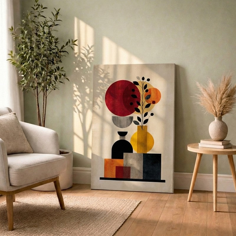 Geometric Still Form Canvas Wall Art