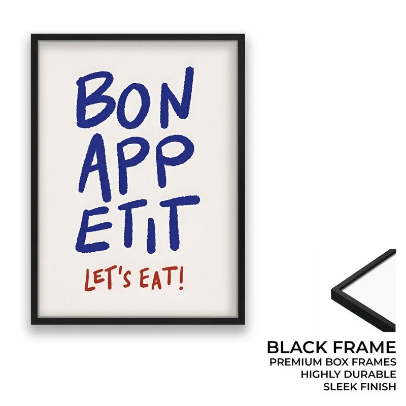 Bonappetit Archival Canvas Wall Art - Black media 8
