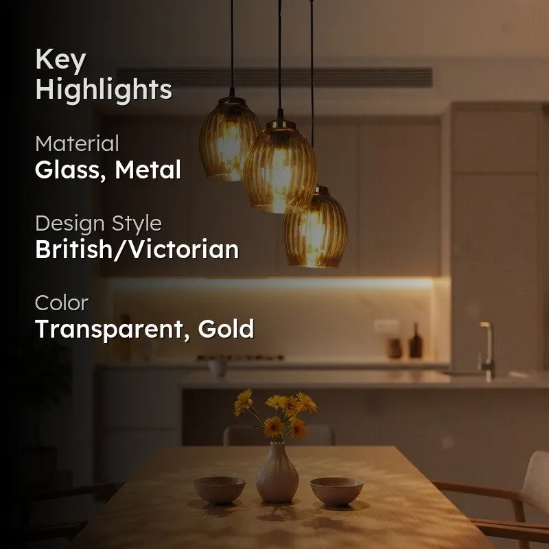 Aurelia Glass Ceiling Lamp - Transparent media 2
