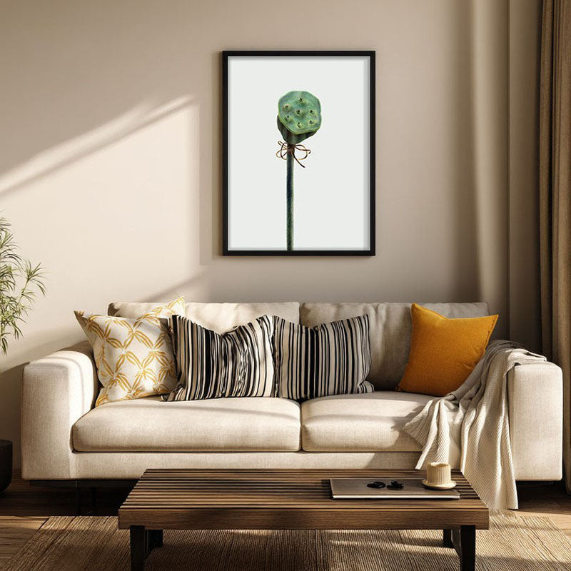 Lotus Pad Archival Paper Wall Art With Frame