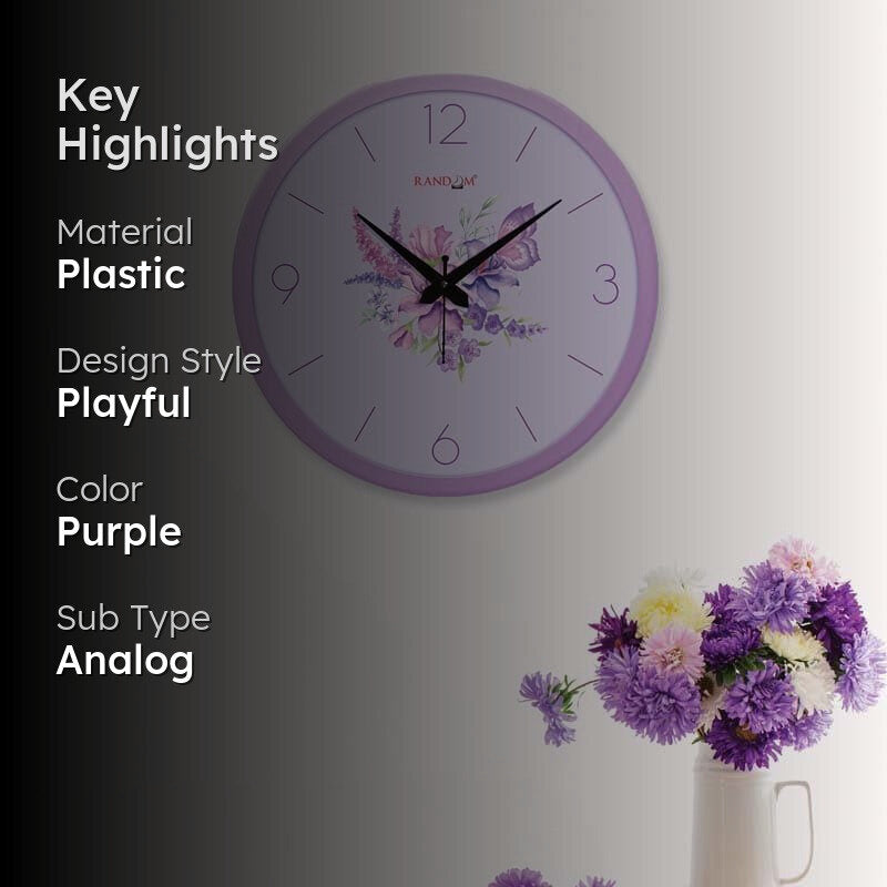 Peonita Wall Clock media 2