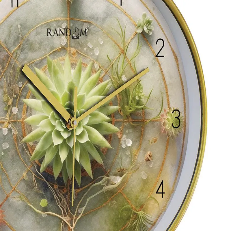 Aloe Hour Analog Wall Clock media 5