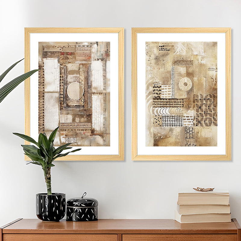 Elarrra Wall Art With Frame - Set Of Two media 4