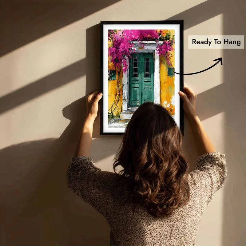 Eloria Canvas Wall Painting With Black Frame media 5