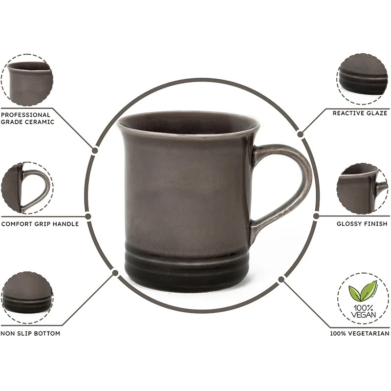 Brew Ceramic Coffee Mug (450 mL) - Grey media 3