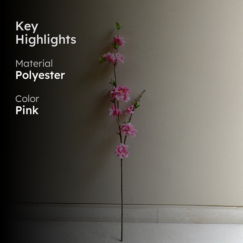 Lunis Artificial Flower Stick (Pink) - Set Of Two media 2
