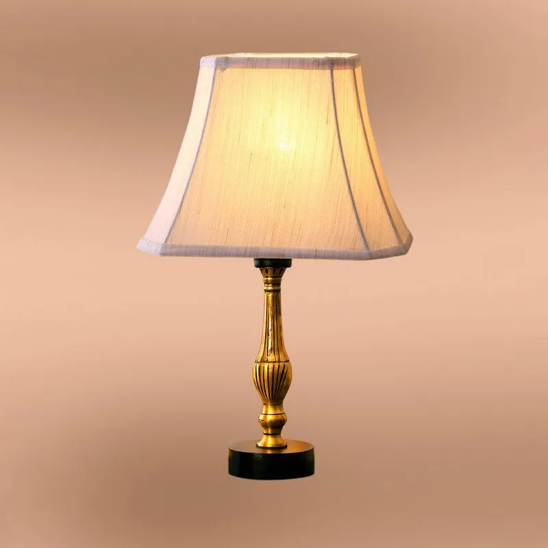 Aurelo Kivo Wooden Table Lamp - OffWhite media 6