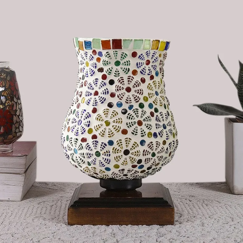 Aura Mosaic Glass Table Lamp - Multicolor media 4