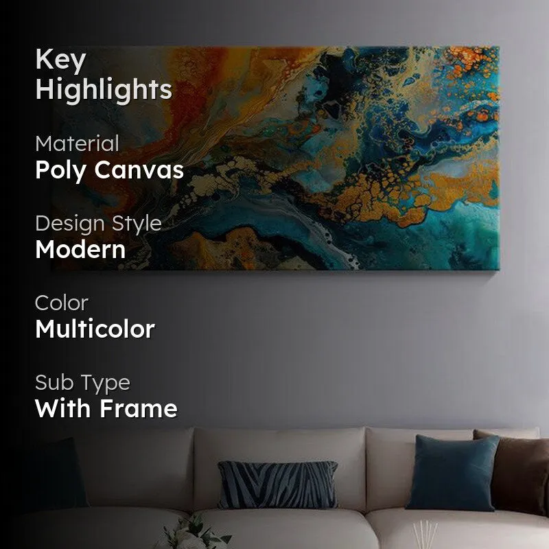Inferno Abstact Wall Painting media 2