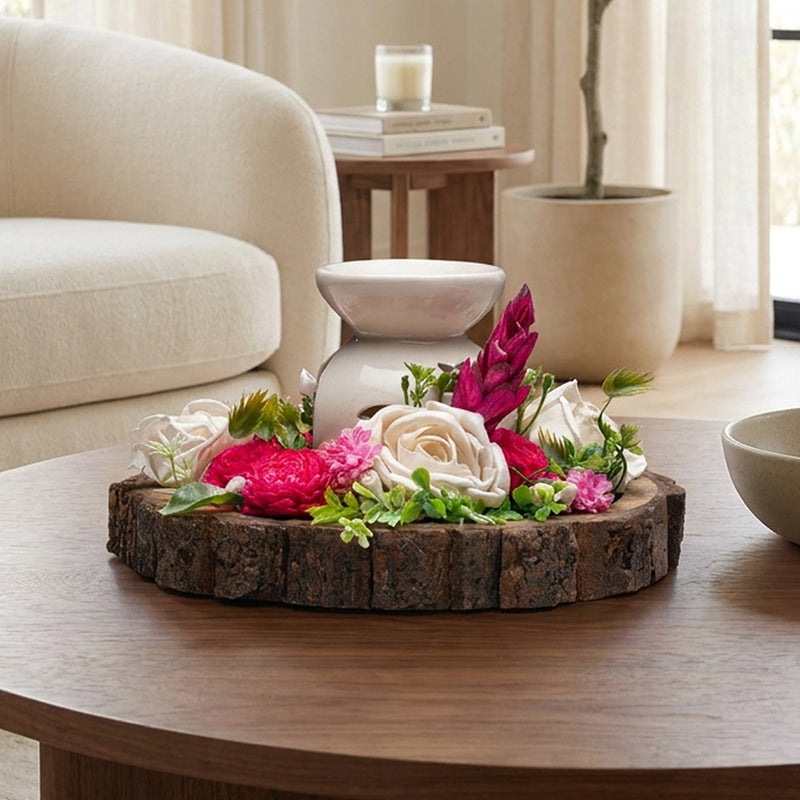 Raina Solawood Flower Tray with Diffuser