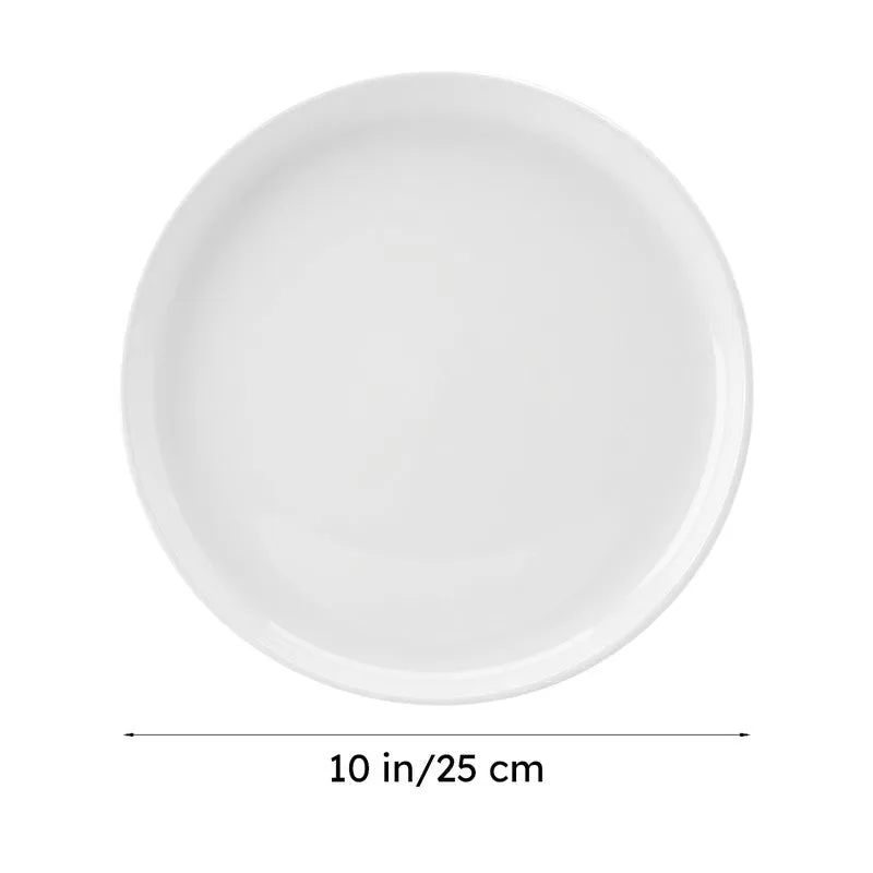 Ceramic Dinner Plates (Pink) - Set Of Six - 6