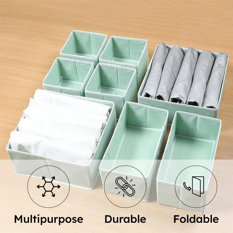 Clara fabric Organizer - Set Of Eight media 7