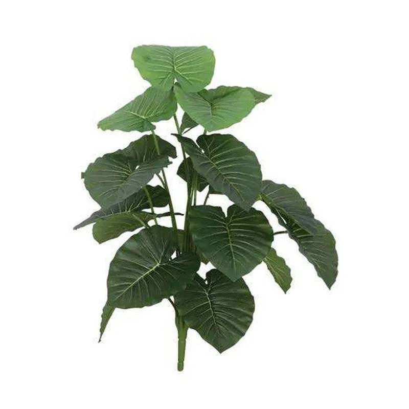 Serene Space Alocasia Artificial Plant Without Pot - 2.3 Feet media 4