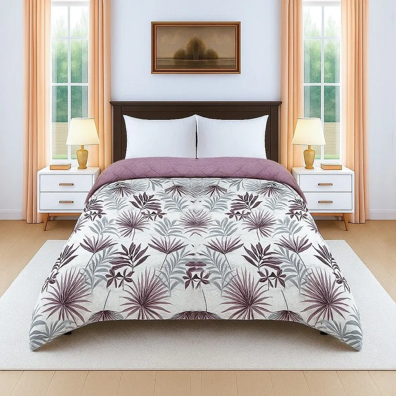 Bloomers Floral Cotton Comforter (Multicolor) - 300 GSM media 1
