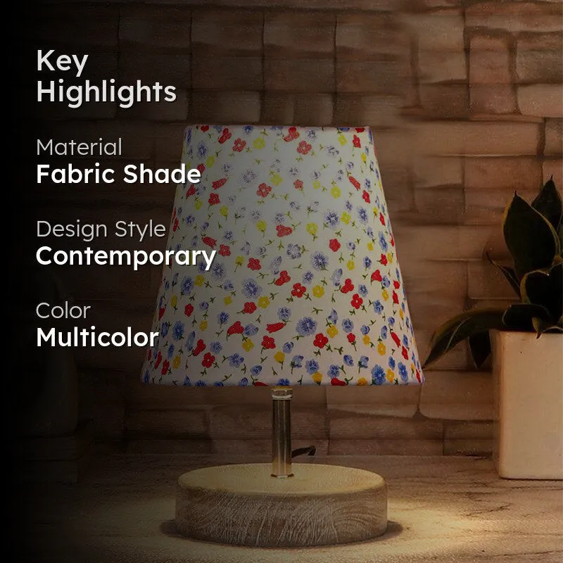 Renvo Color Splash Fabric Table Lamp - Multicolor media 2